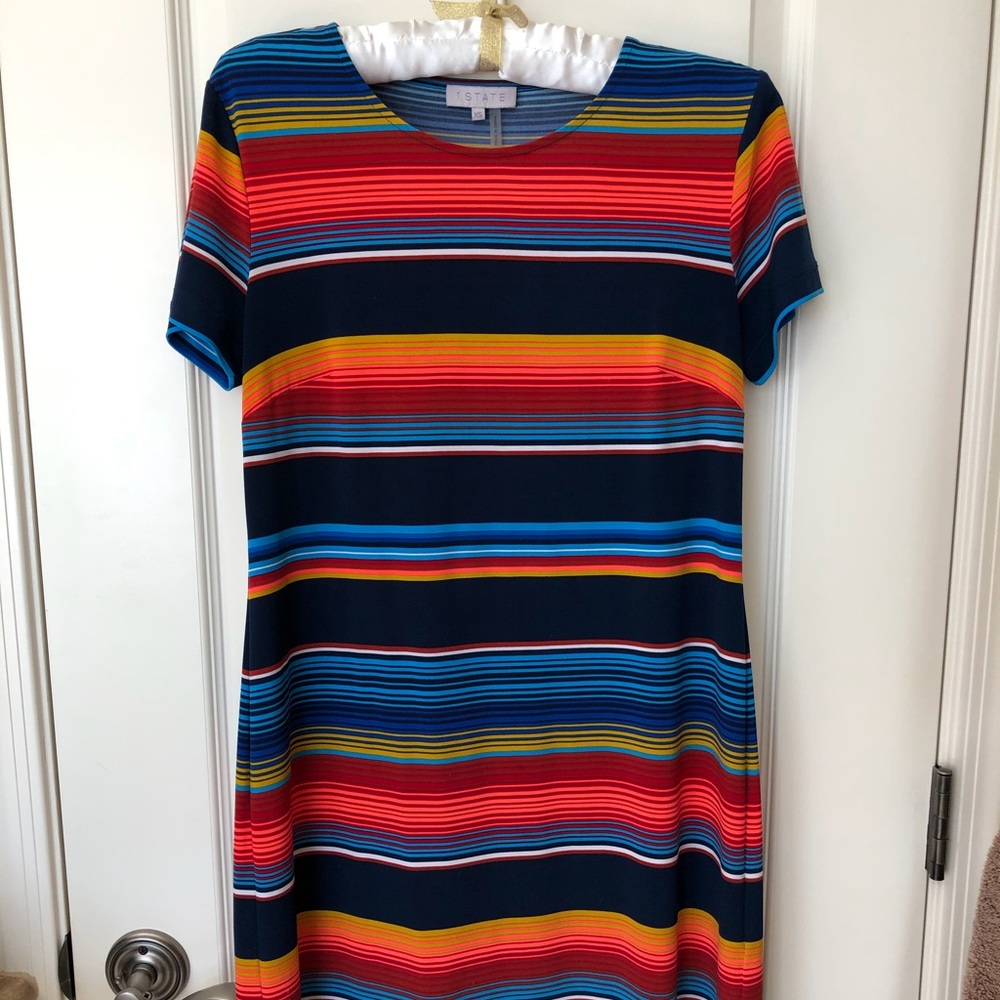 Colorful above the knee dress from 1 State.